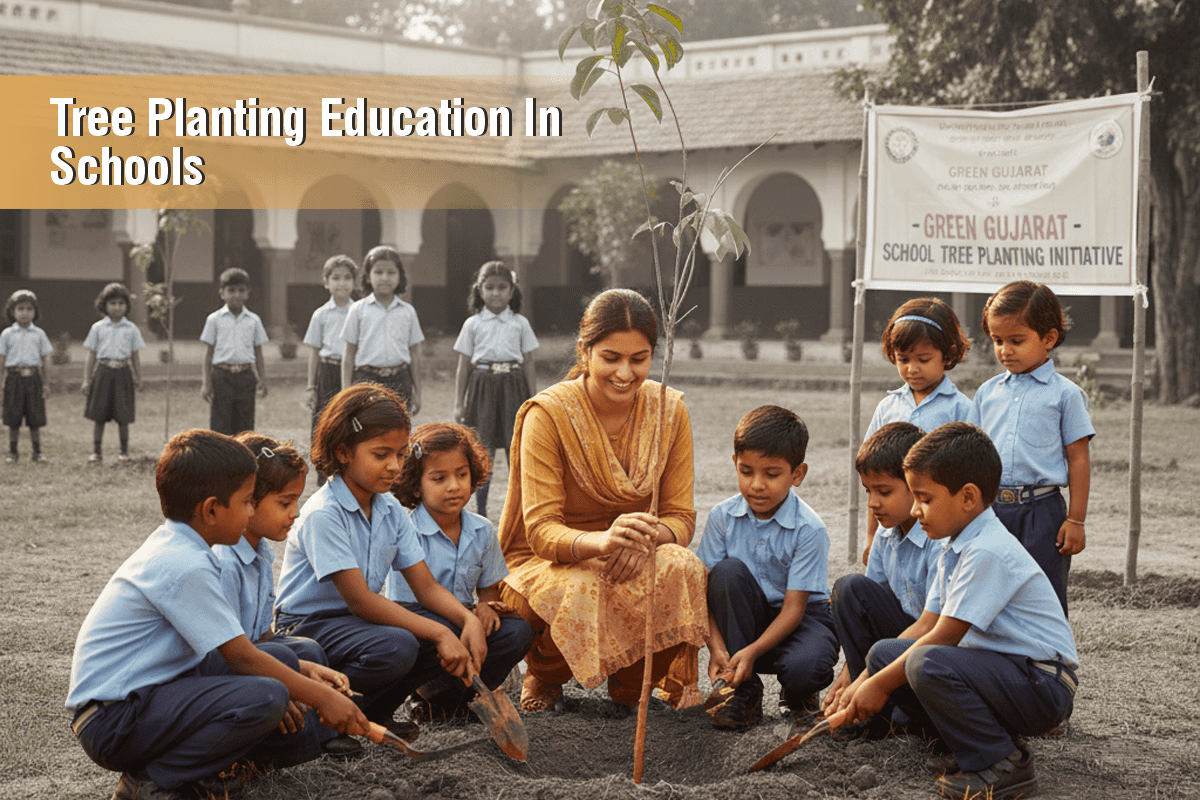 Educational Programs on Tree Planting for Schools in Gujarat
