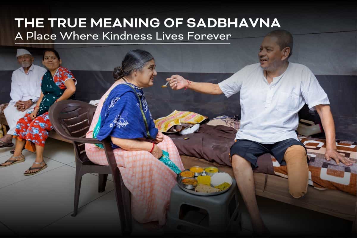 Sadbhavna dham Old Age Home: The True Meaning Of Humanity Lives Here