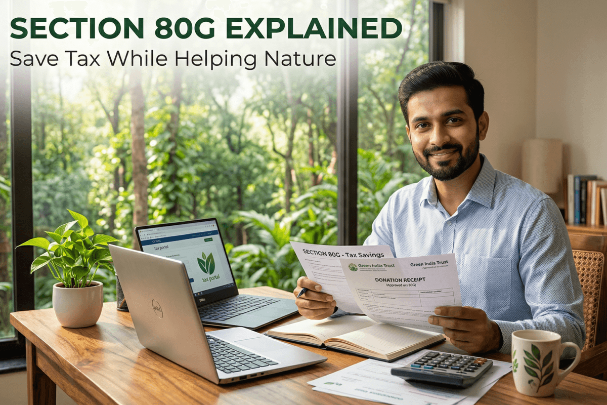 Section 80G Explained – Save Tax While Helping Nature