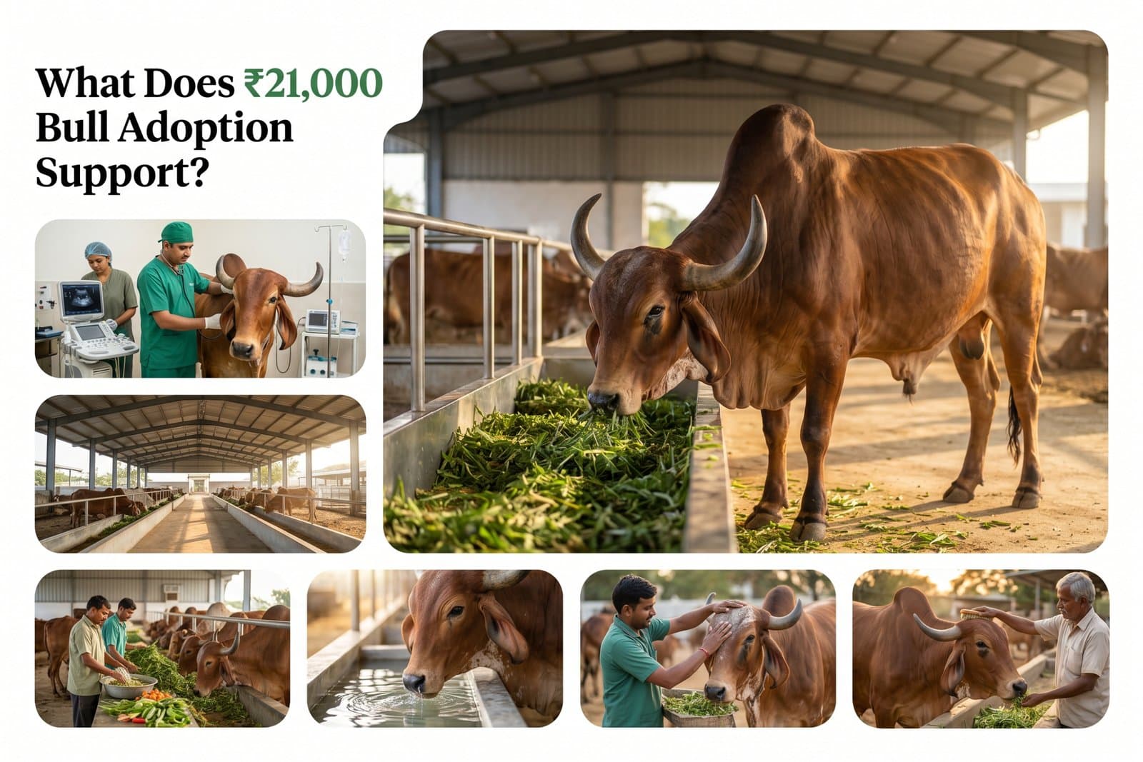 What Does ₹21,000 Bull Adoption Support?