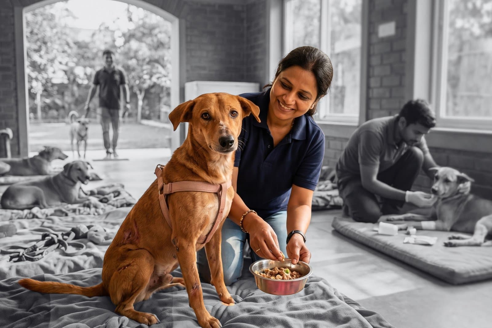 Support Shelter Dogs by Sponsoring Their Food, Medical Care, and Rehabilitation