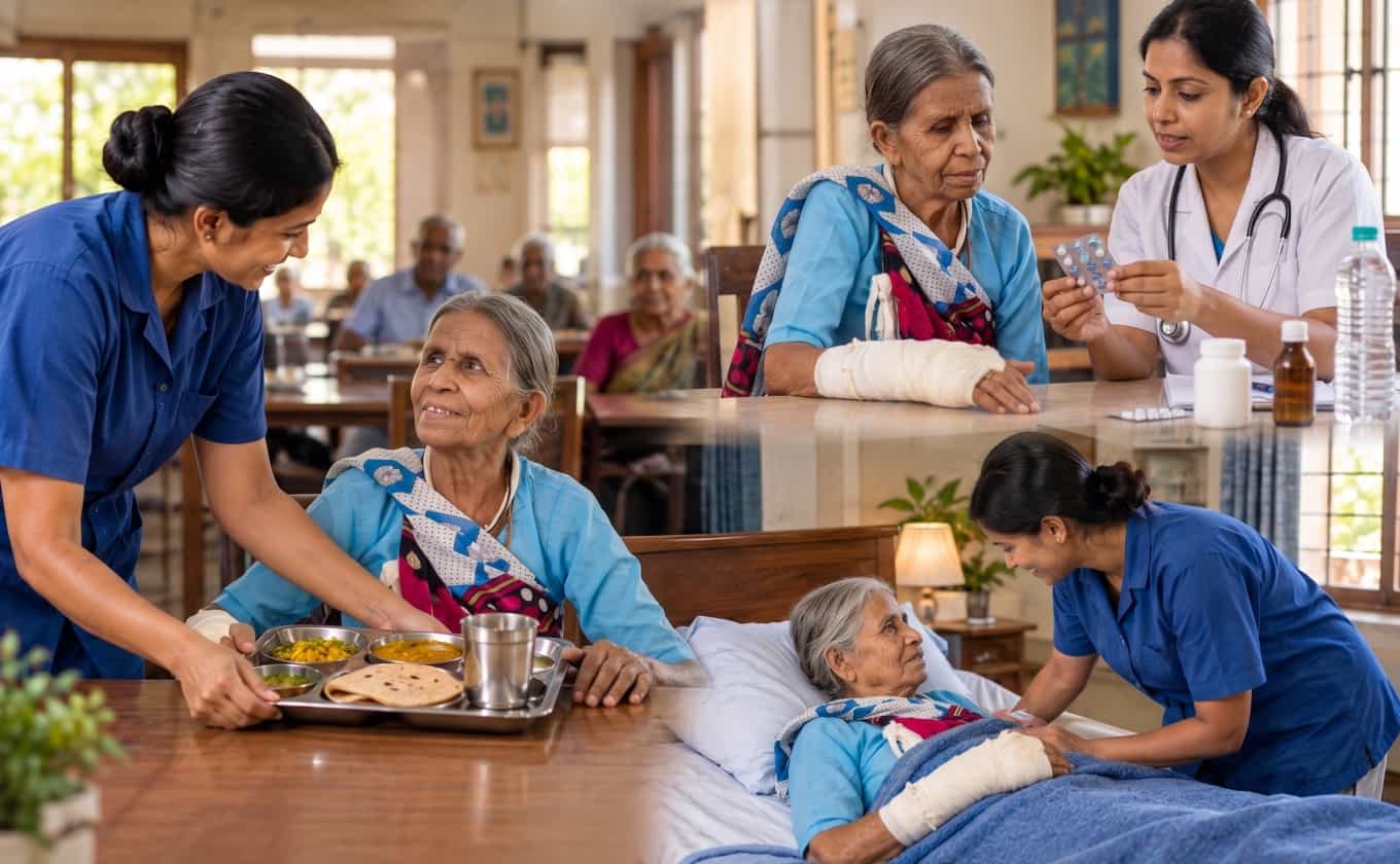 A Meal, a Medicine, a Bed: Where Your Donation Goes at an Old Age Home