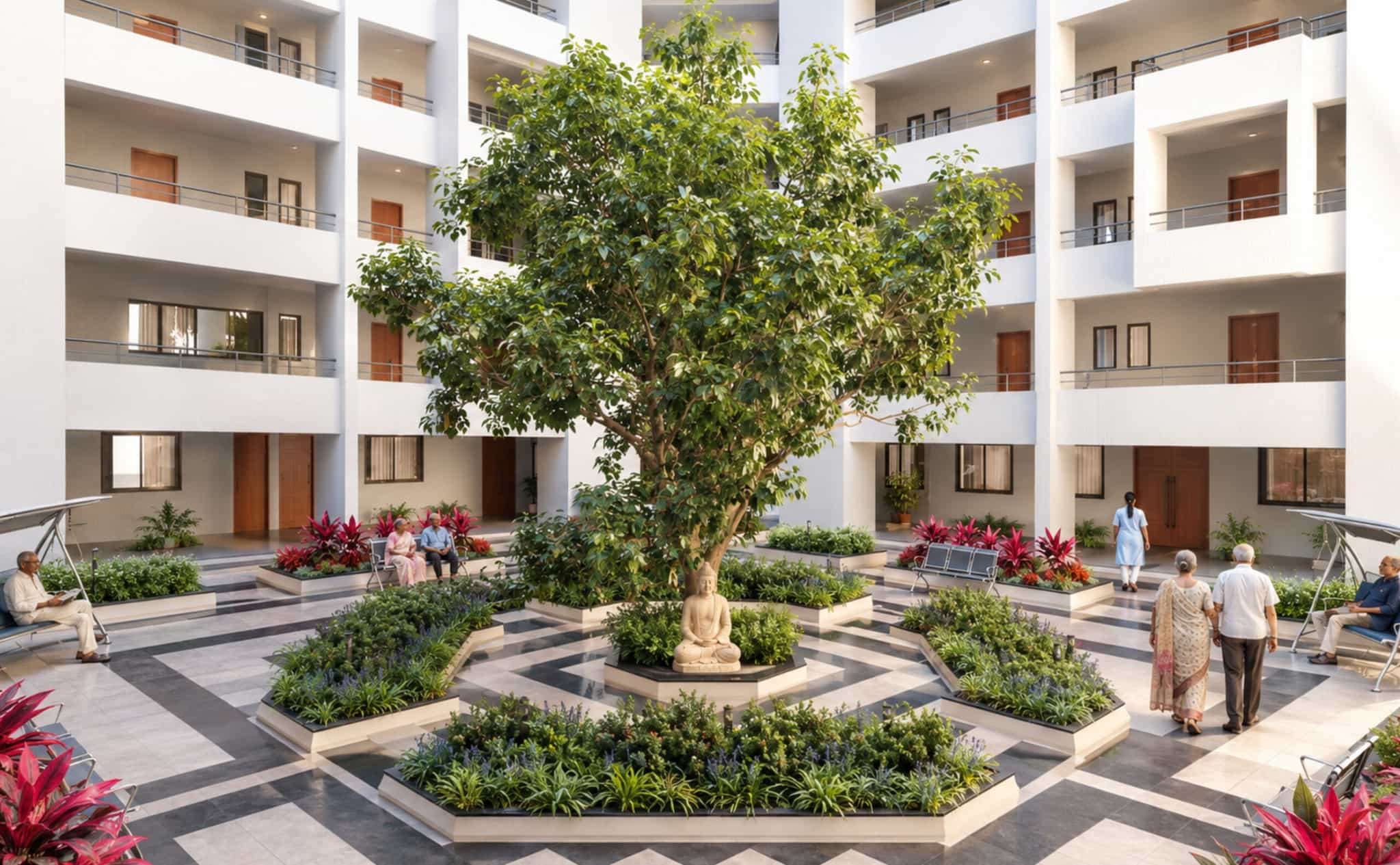 800+ Elders, One Family: Inside India’s Largest Free Old Age Home in Gujarat