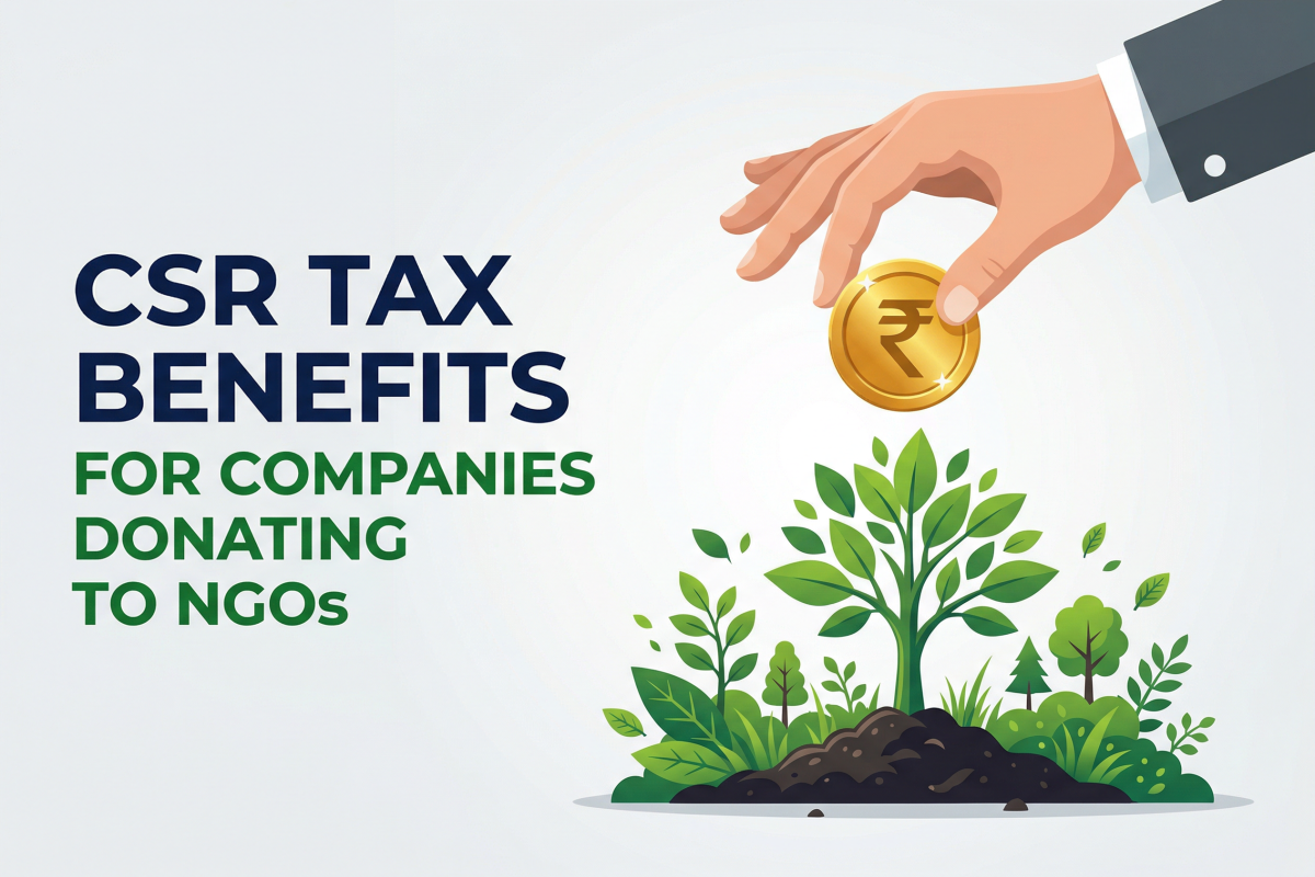 CSR Tax Benefits for Companies Donating to NGOs